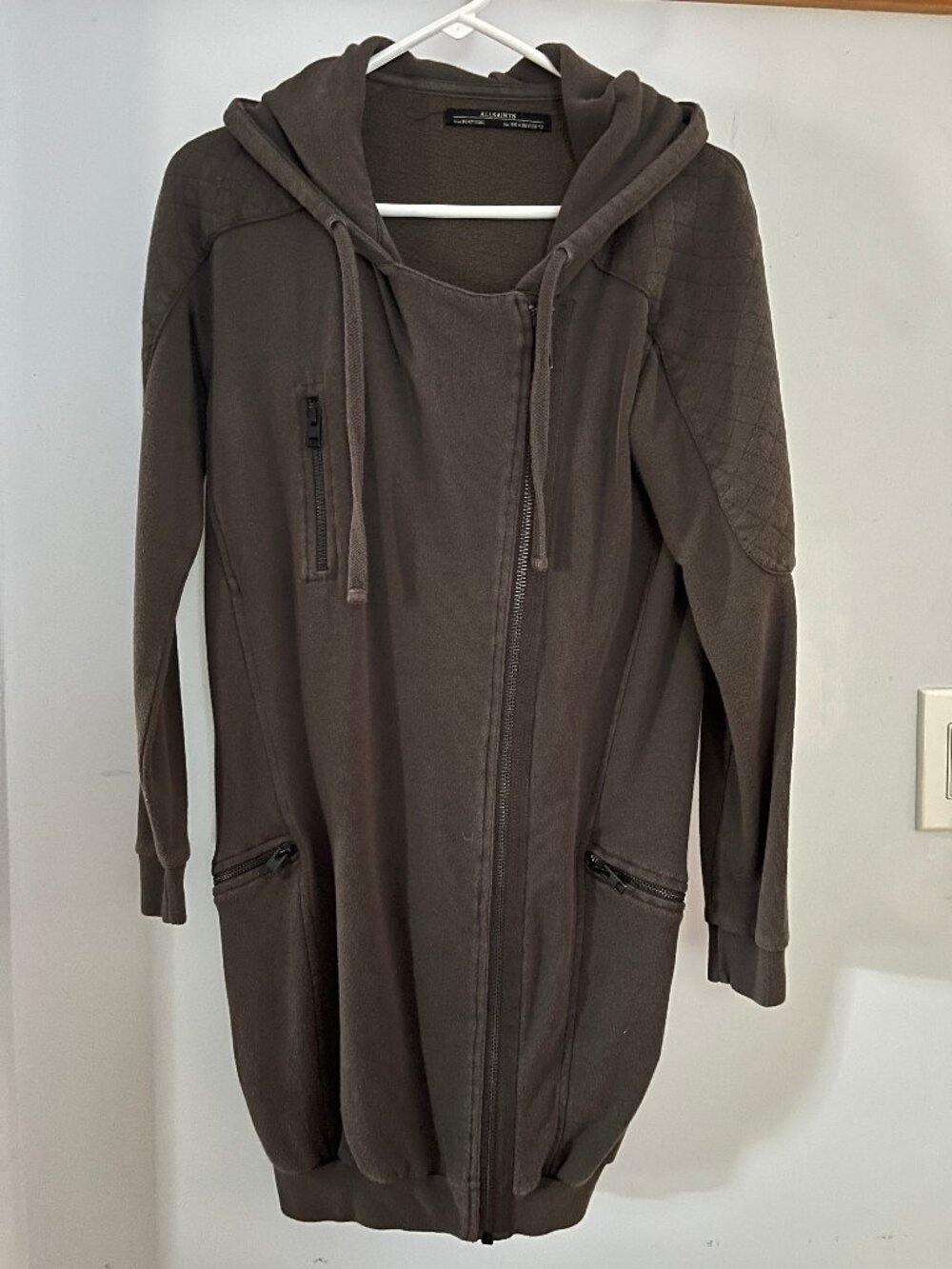 All Saints Ridley Hoody Brown Women's Size 0